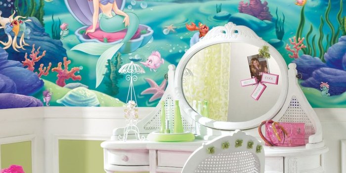 1000x1000 Disney The Little Mermaid Wallpaper Mural