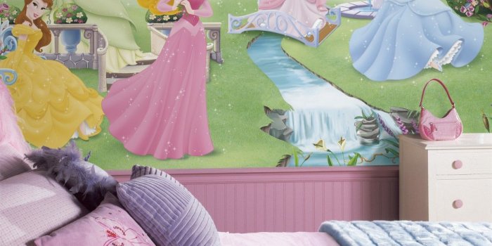 1168x1500 Disney Dancing Princess XL Wallpaper Mural 10.5' x 6'