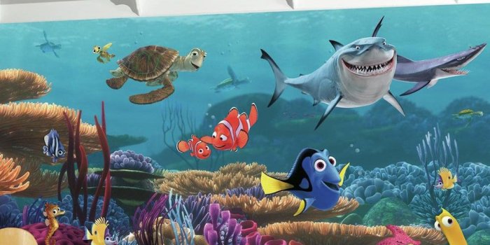 1000x1000 Disney / Pixar Finding Nemo Removable Wallpaper Mural
