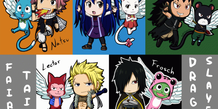 1605x1200 Fairy Tail Chibi Dragon Slayers | Desktop Backgrounds for Free HD