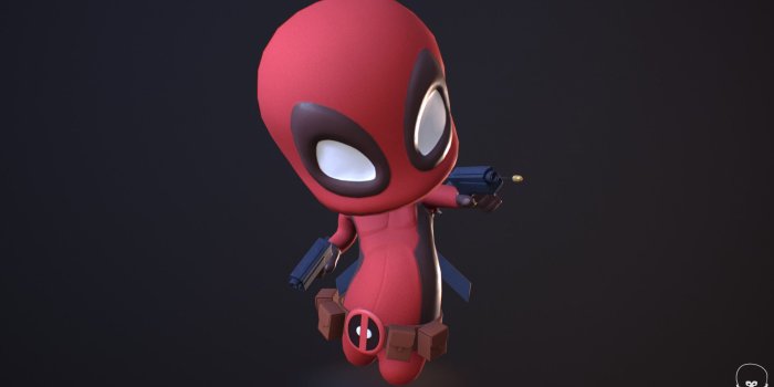 1920x1080 ArtStation - Chibi Deadpool , Gary Hui