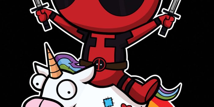 2048x2724 Riding a Unicorn by PhillieCheesie on @DeviantArt | Deadpool