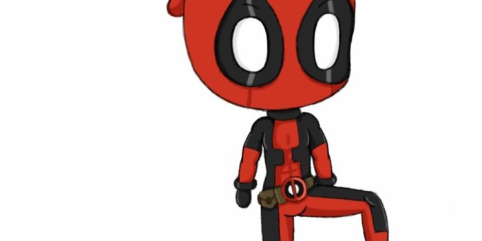 920x975 Jpg Free Deadpool Clipart Chibi Girl - Deadpool No Background Gif