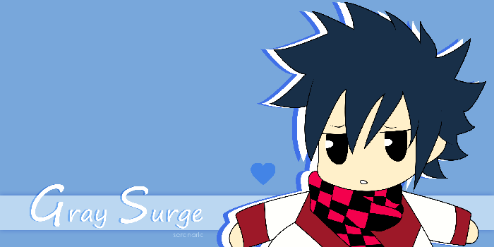 2500x1270 Free download Fairy Tail Wallpaper Chibi Chibi Gray Surge Fairy Tail