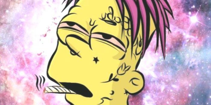 720x1278 Iphone Wallpapers Lil Peep Bart Simpson Cartoon Iphone
