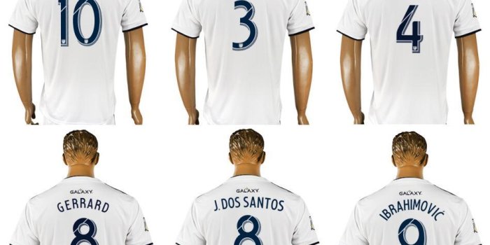 949x849 New LA Galaxy #3 Ashley Cole 4 Gonzalez 8 Gerrard 8 Jonathan dos Santos 9  Zlatan Ibrahimovic Mens Uniforms Football Shirts Soccer Jerseys