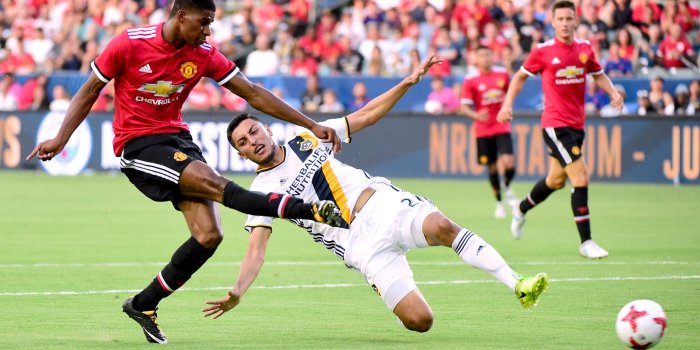 1920x1080 LA Galaxy 2 Manchester United 5: Lukaku makes debut as Rashford nets