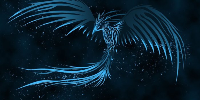 3840x1080 Blue Phoenix Dual Monitor Wallpaper 3840x1080 | Dual Monitor