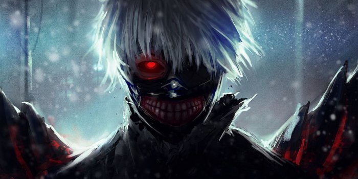 1242x2688 Darkness, Extinction, Ken Kaneki, Ghoul, Anime Wallpaper - Tokyo