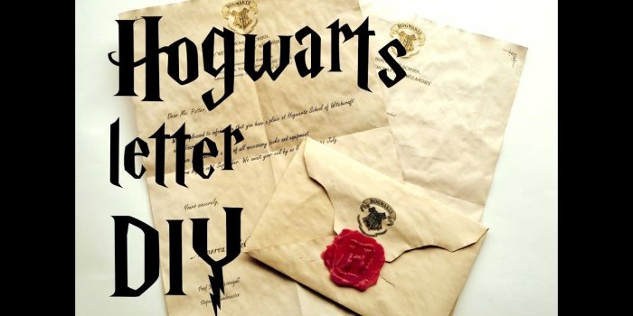1280x720 Potter Crafts: DIY Hogwarts letter - Harry Potter tutorial