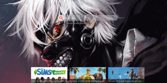 1280x800 Tokyo Ghoul Wallpaper Chrome Theme - Lovely Tab