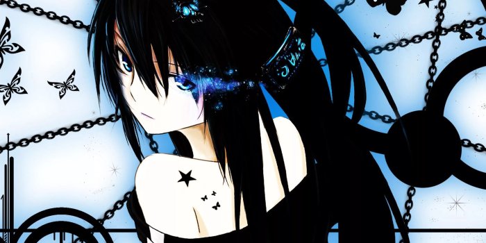 2560x1600 Black Rock Shooter Computer Wallpaper - Anime Wallpaper Hd Black