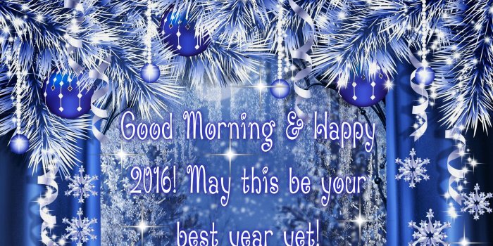 2560x1440 Good Morning Happy New Year Pictures, Photos, and Images for