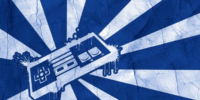 1920x1200 Blue and white gaming controller digital wallpaper, Nintendo