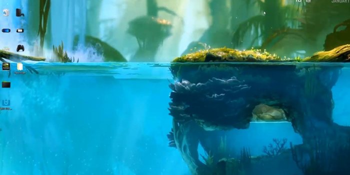 1275x722 wallpaper engine Ori and the Blind Forest Scuba Diving 4k 60fps