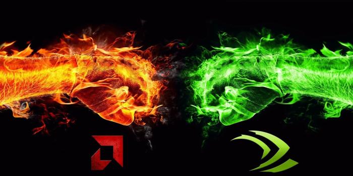 1920x1080 Nvidia VS AMD Wallpaper I made : pcmasterrace