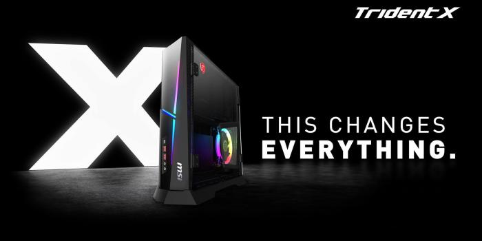 2048x1152 MSI Trident X | A Slim and Super powerful Gaming PC