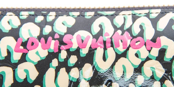 1600x1200 Authentic Louis Vuitton Vernis Stephen Sprouse Leopard Zippy Wallet Bleu  Infinie