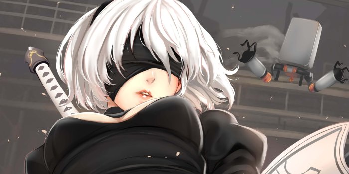 3840x2160 Nier Automata 2B Anime UHD 4K Wallpaper | Pixelz