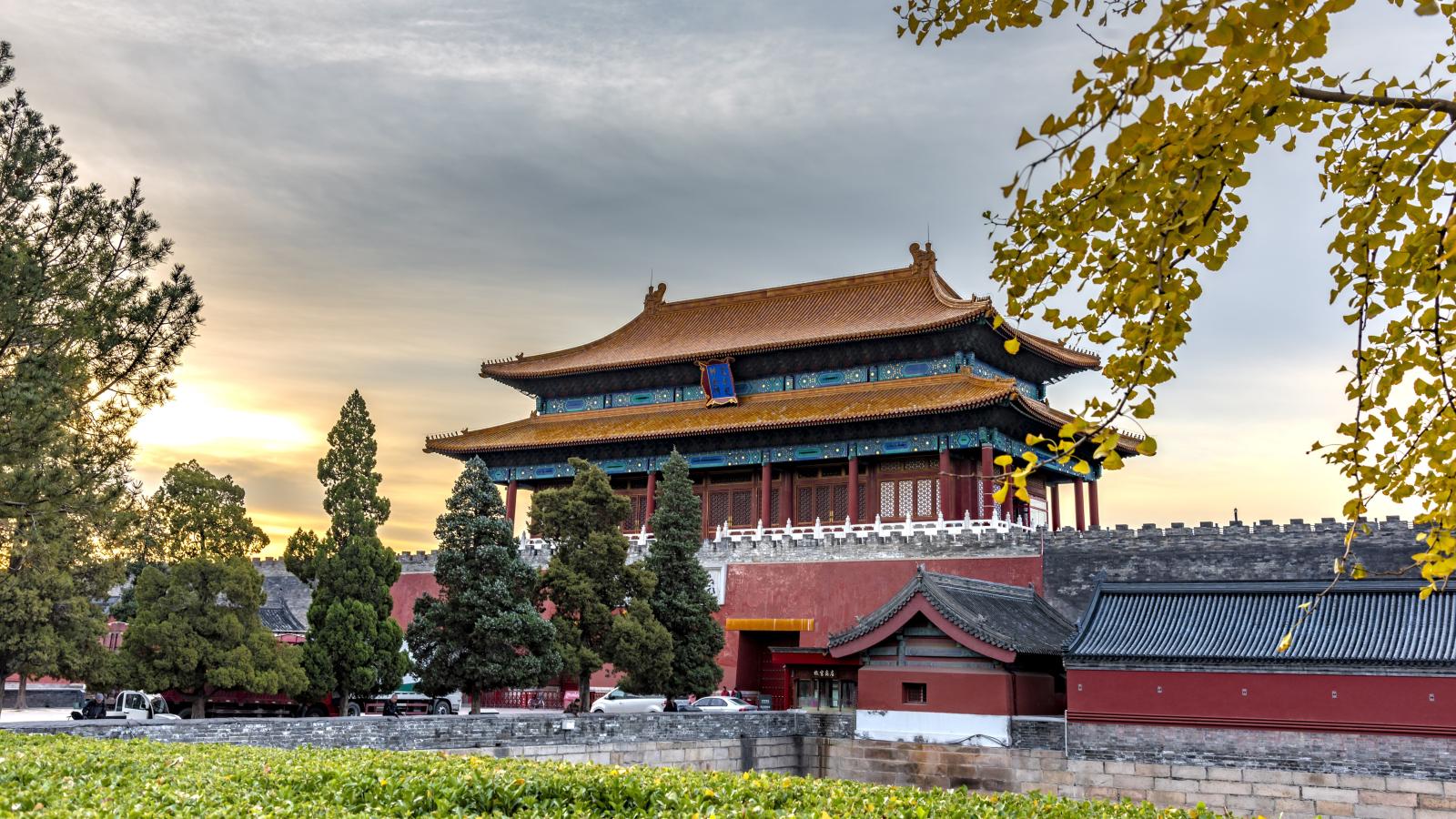 7680x4320 Wallpaper Shenwumen, North Gate of the Forbidden City, Beijing
