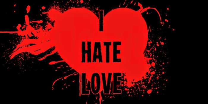 1366x768 Hate Love Wallpapers