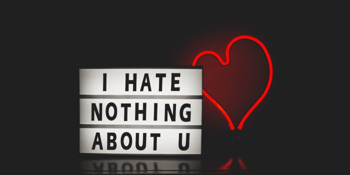4030x2687 I Hate Nothing About You With Red Heart Light · Free Stock Photo