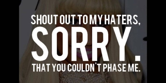 1280x720 Haters Quote (93+ images in Collection) Page 1