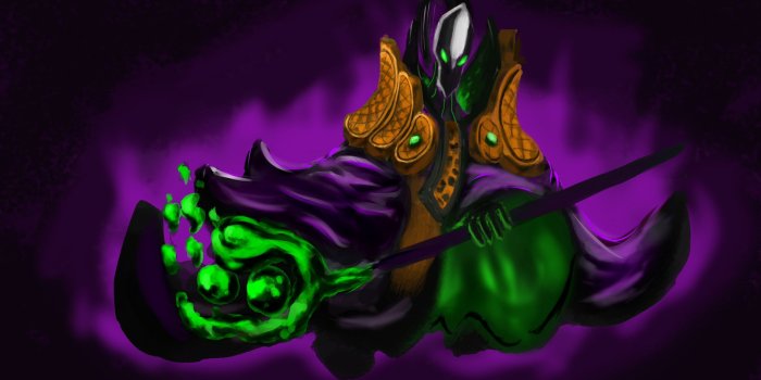 2560x1440 Art, Dota 2, Grand Magus, Rubick Wallpaper