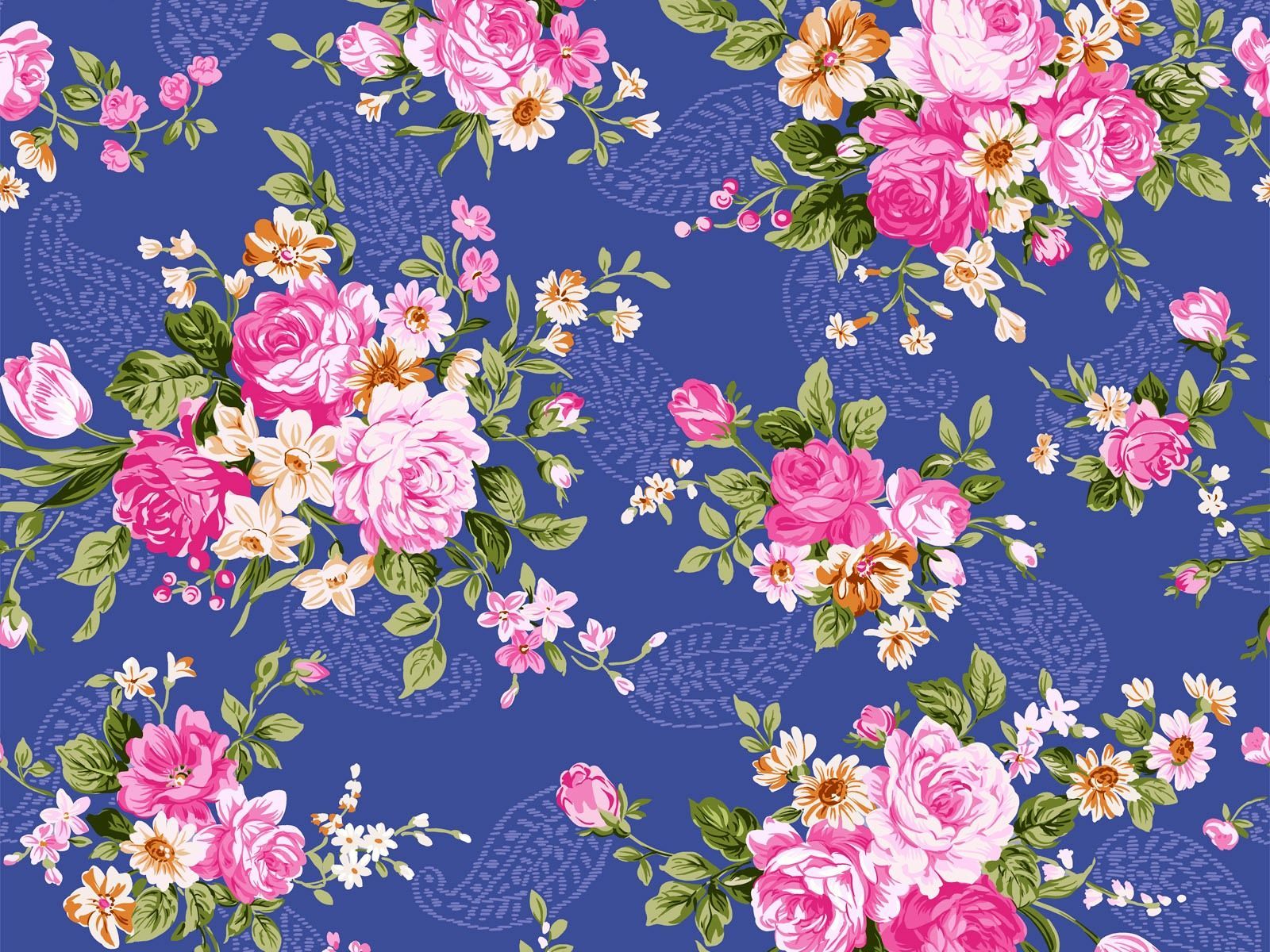1600x1200 55+ Floral Print Desktop Wallpapers - Download at WallpaperBro