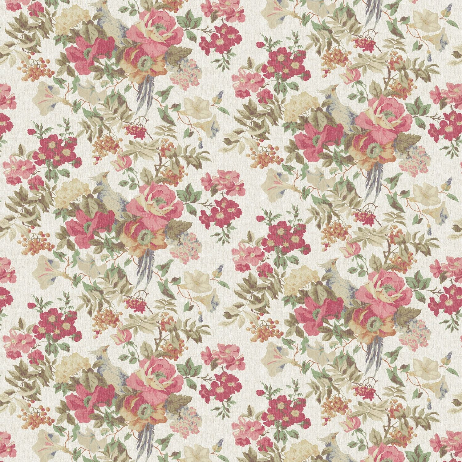 1500x1500 Vintage Floral Background - PowerPoint Backgrounds for Free