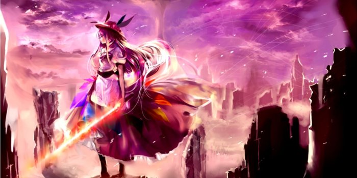 1562x997 Warrior Girl Anime Wallpaper | Wallpapers Colorful
