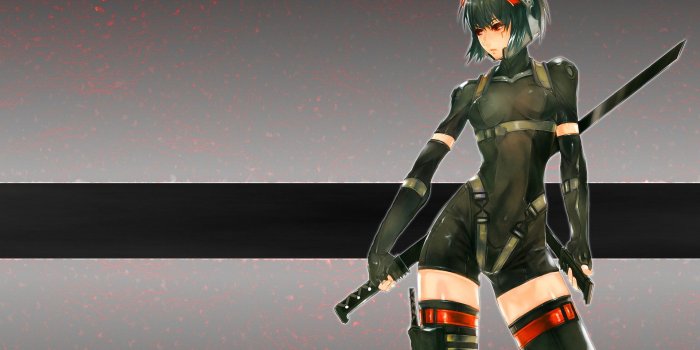 1920x1200 Anime warrior girl sword #7019591