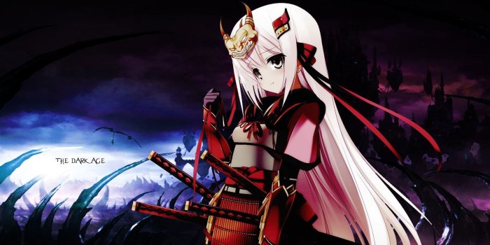 1680x1050 Anime warrior girl Gallery