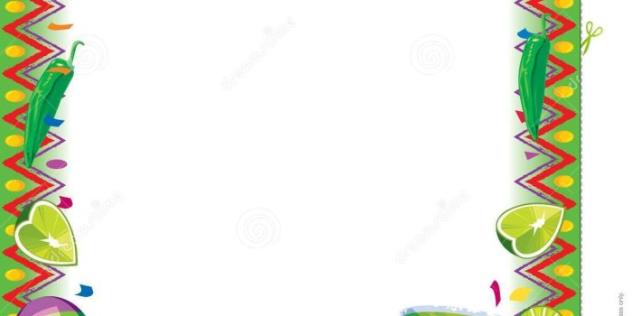 1097x1300 Free download mexican fiesta border design [1097x1300] for your