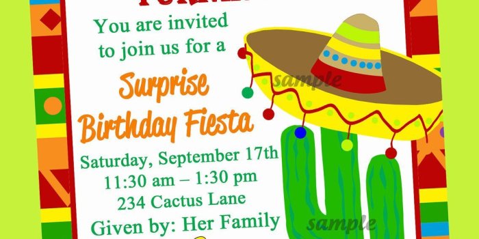 1135x1500 Fiesta Party Invitation Printable Birthday by ThatPartyChick, $15.00