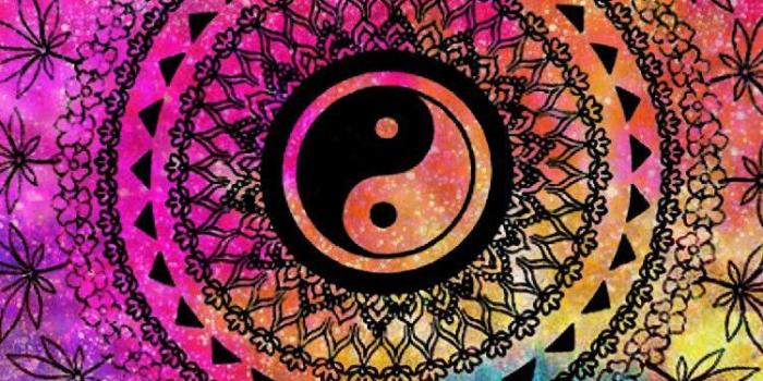 750x1334 Glittery Tie Dye Yin Yang, made by me #tiedye #wallpapers