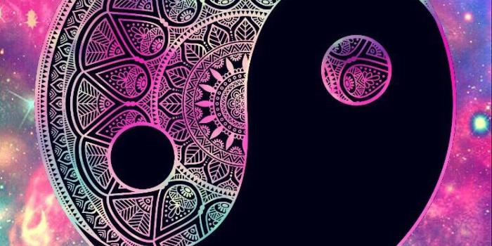 749x1332 2017 Yin Yang Galaxy Created Wallpaper By Me | My Wallpaper