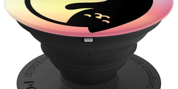 1000x1000 Amazon.com: Yin Yang Cats Black And Pastel Rainbow Art Background