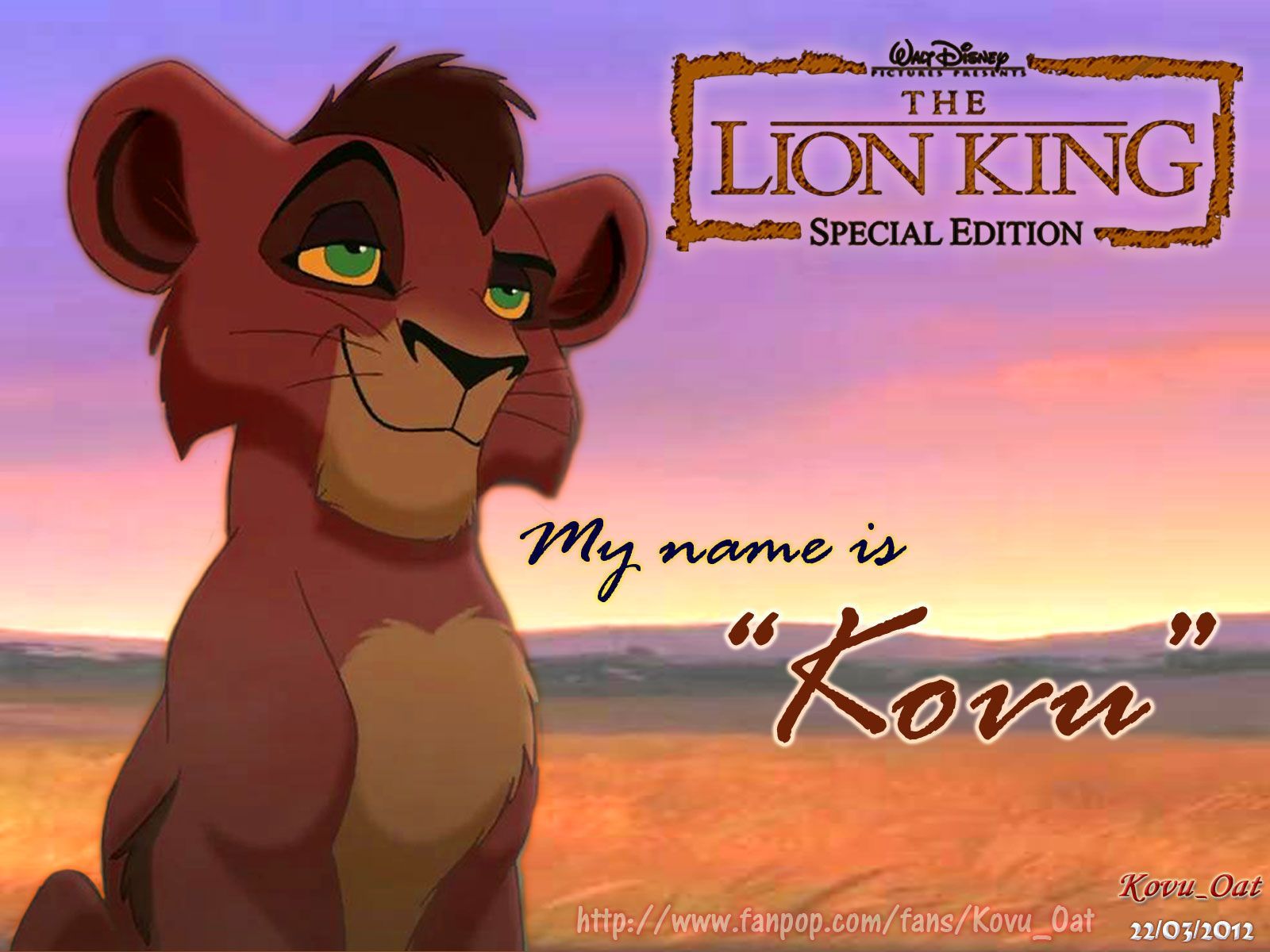 1600x1200 My name is KOVU ( TLK II kovu cub ) | Lion king | Lion king 2