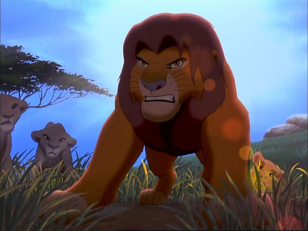 1024x768 lion king fight - The Lion King 2:Simba's Pride Wallpaper (23345184