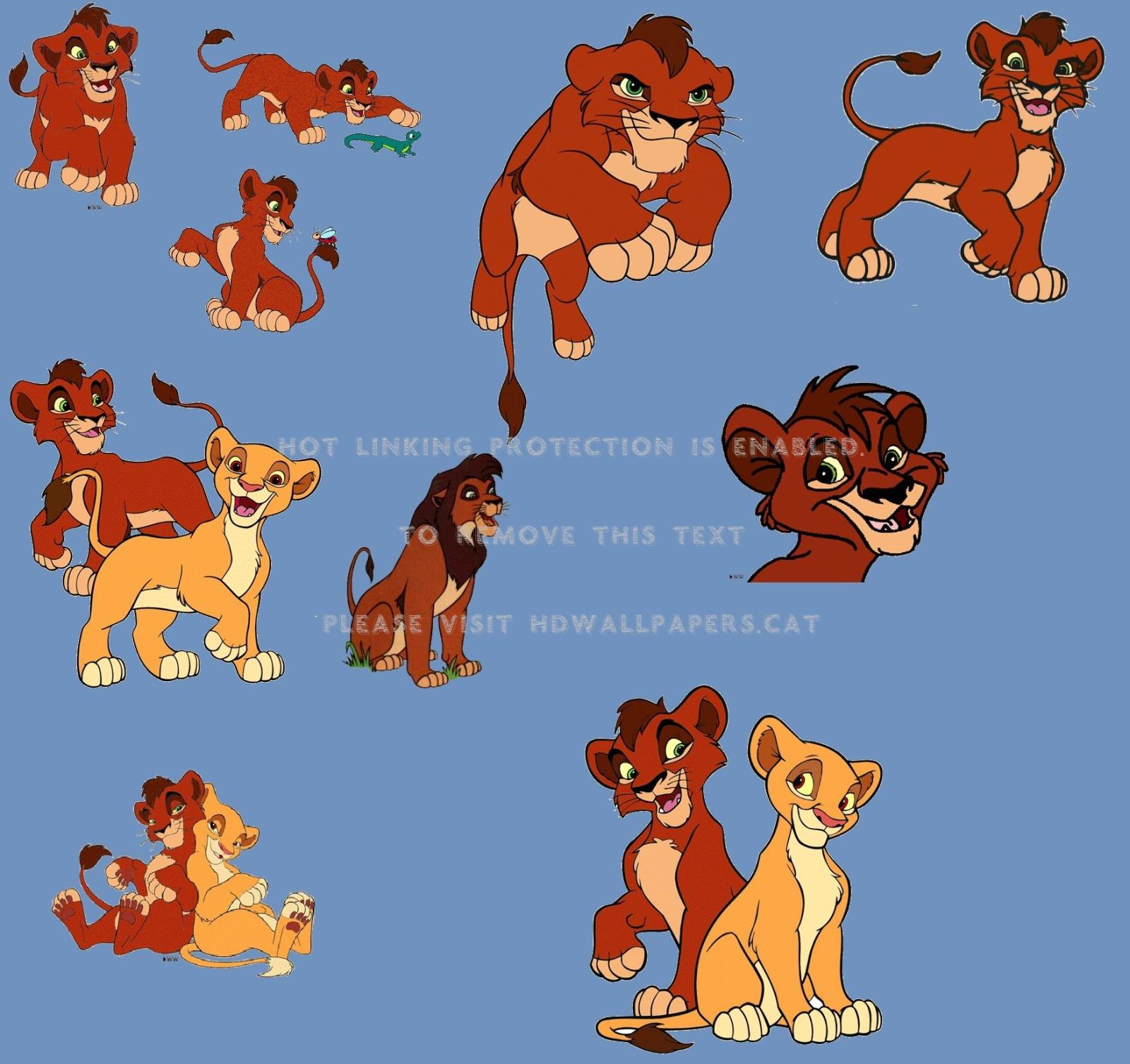 1759x1657 kiara and kovu lion king 2 the ii simbas