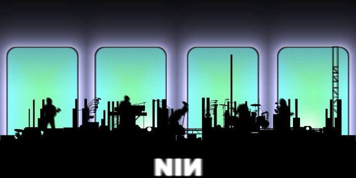 1920x1080 Nine Inch Nails Silhouettes Scene Action Sign - Free Stock Photos