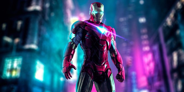 1920x1080 1920x1080 Iron Man Neon Art Laptop Full HD 1080P HD 4k Wallpapers