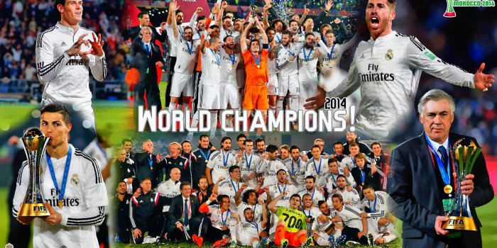 2048x1152 Download 2048x1152 Real Madrid 2014 World Champions Wallpaper