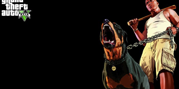 1920x1080 Chop and franklin grand theft auto v wallpaper | Wallpaper Wide HD