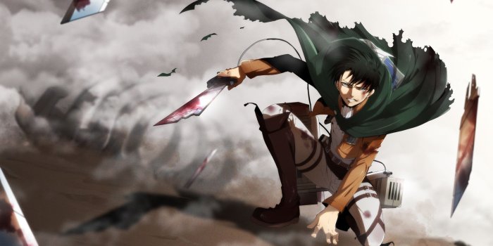 2000x1105 Levi Ackerman - Attack on Titan - Wallpaper #1578397 - Zerochan