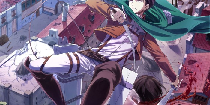 1600x1200 Attack On Titan Wallpaper - Levi Attack On Titan Fighting (#22201