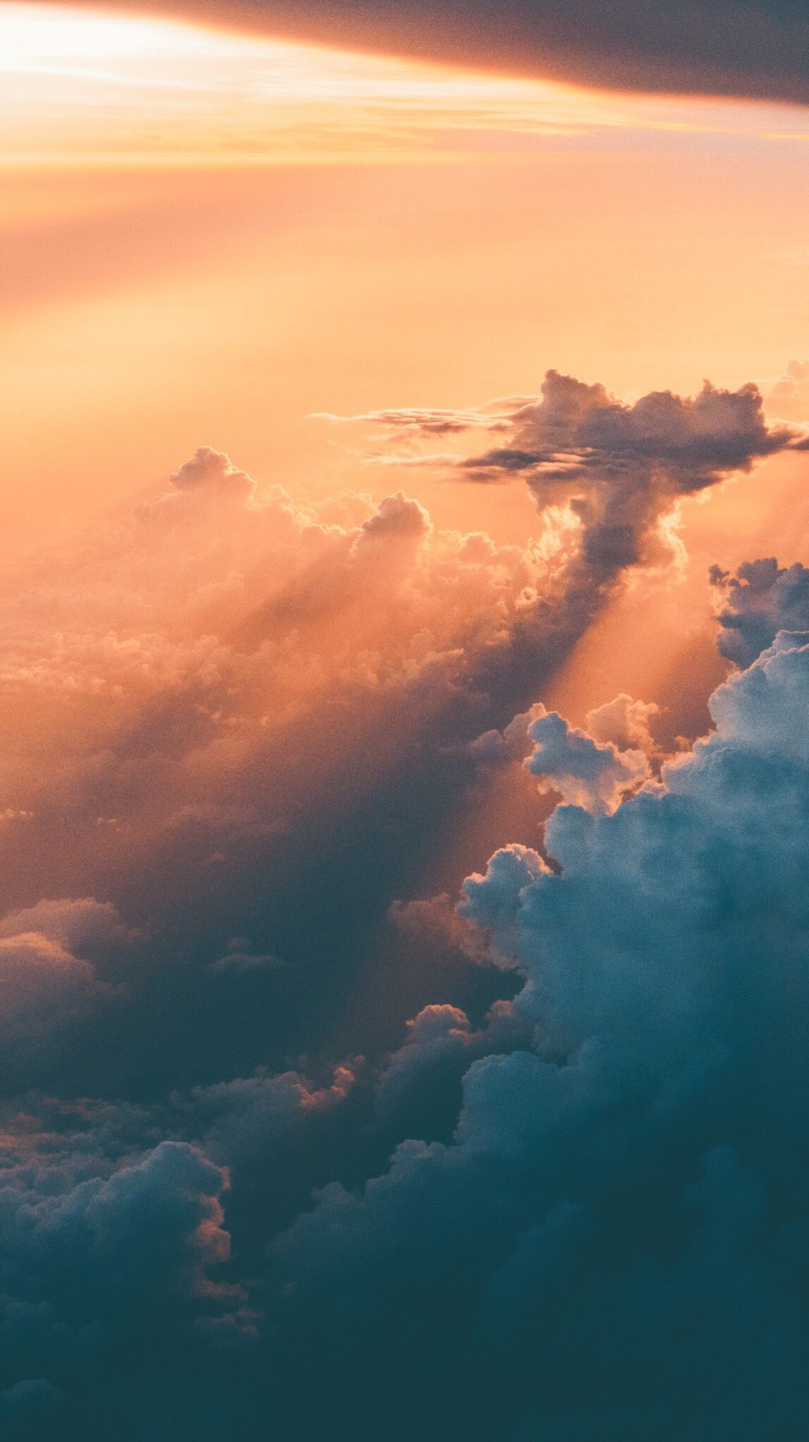 1149x2048 sunset #clouds #sky #orange | Good Vibes, Beach, Love & Positivity