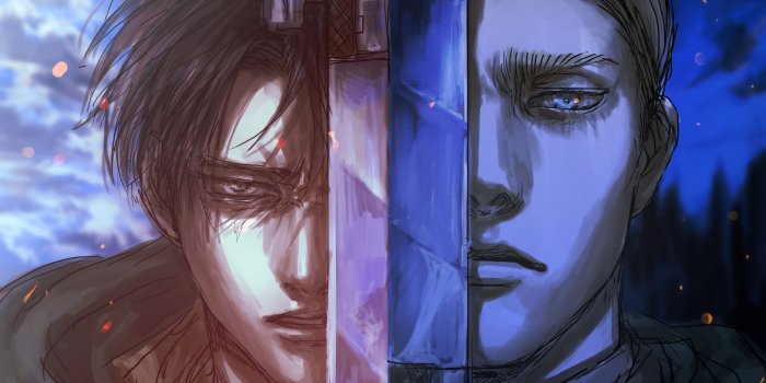 2268x2596 Download 2268x2596 Shingeki No Kyojin, Levi, Erwin Smith, Sword