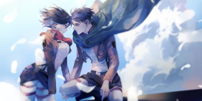 3840x2160 Mikasa and Levi Attack on Titan Shingeki no Kyojin 4K #19194